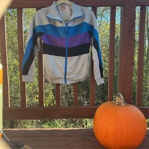 Lego Women's Jacket in Gray, Blue, and Purple